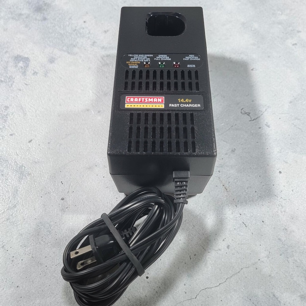 Craftsman 14.4V Fast Charger 977405-000 Professional Black Good TESTED No Manual